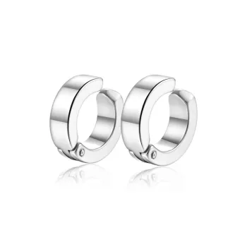 GUDUD Titanium Steel Clip On Earrings Unisex