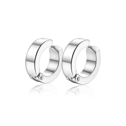 GUDUD Titanium Steel Clip On Earrings Unisex