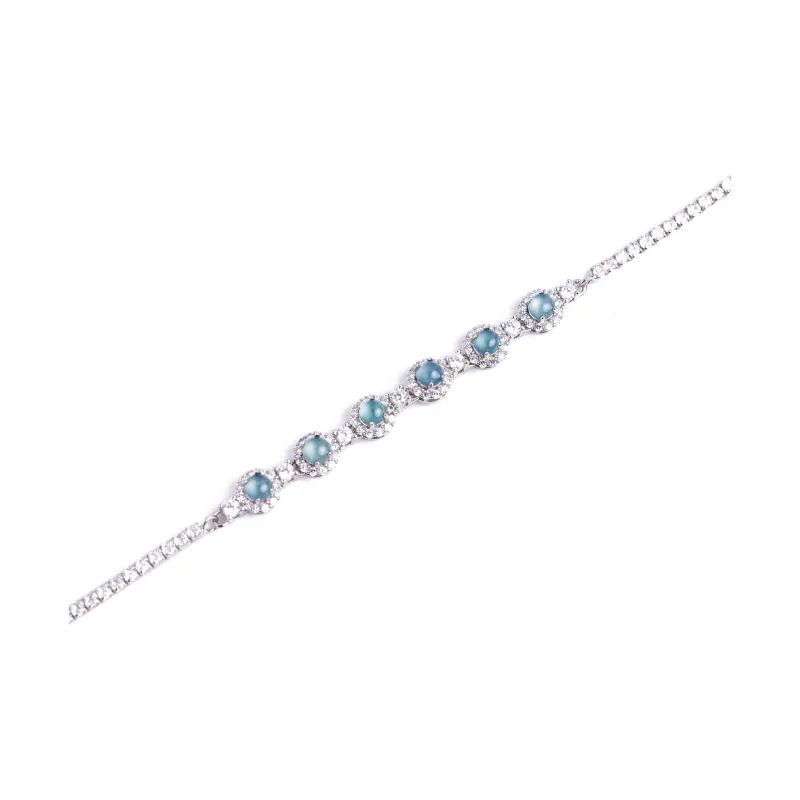 Clear Snow Ice Glutinous Jadeite Bracelets Women's-0