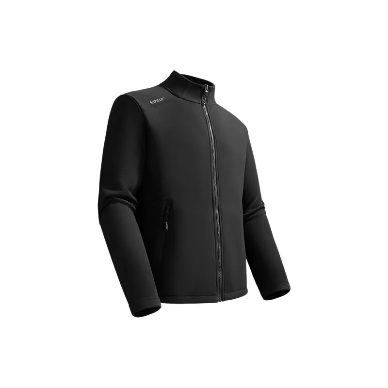 SUPIELD Velvet feel Coat Men's Obsidian Black-1