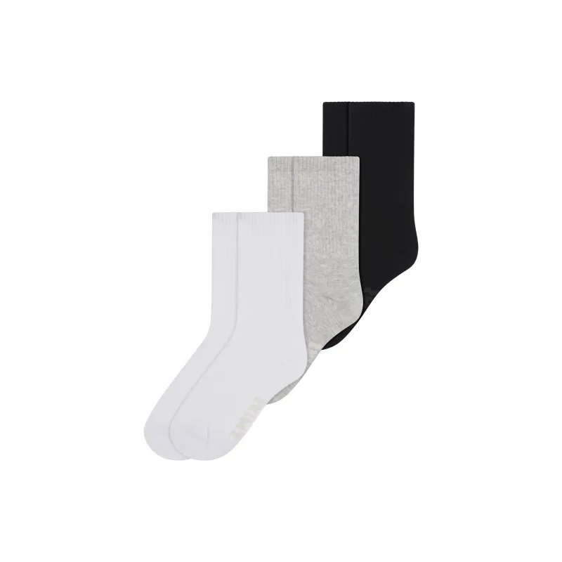 SKIMS Fake Day Collection FW24 SPORT CREW SOCK Mid-Calf Socks Unisex 3 Pack-0