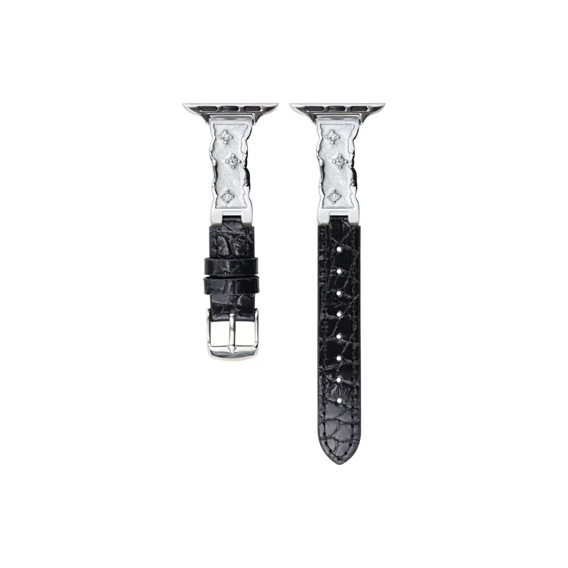 Wepro Compatibility With Apple Watch Series 10/S9 Strap 8/7/6/5/4/3 Ultra Apple Compatibility Watch Band Metal-14