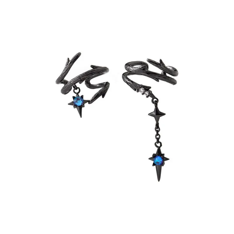 LUCA Zircon Clip On Earrings Unisex-0