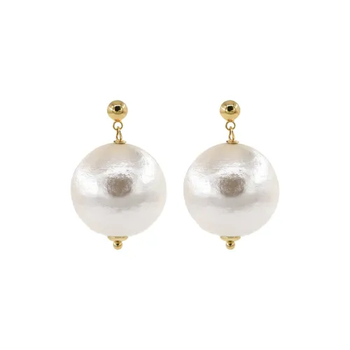 Rhymes Gold Plated Copper Earrings Women's