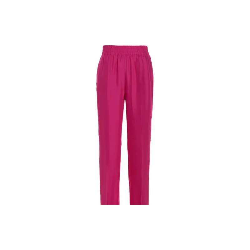 RED VALENTINO REDValentino Pleated Straight Leg Trousers-2