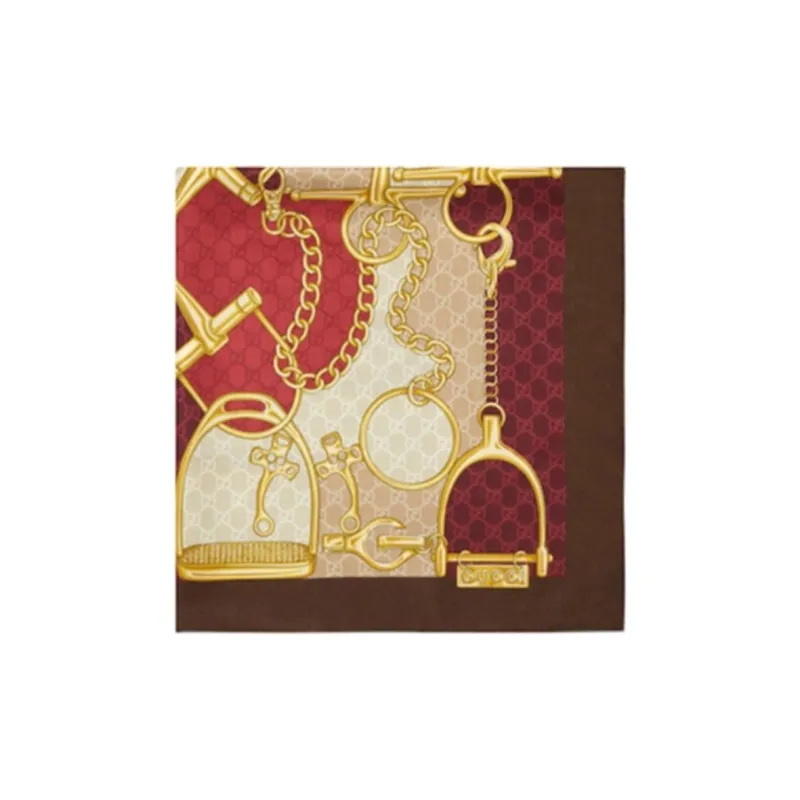 GUCCI Gg Horsebit Scarf-1