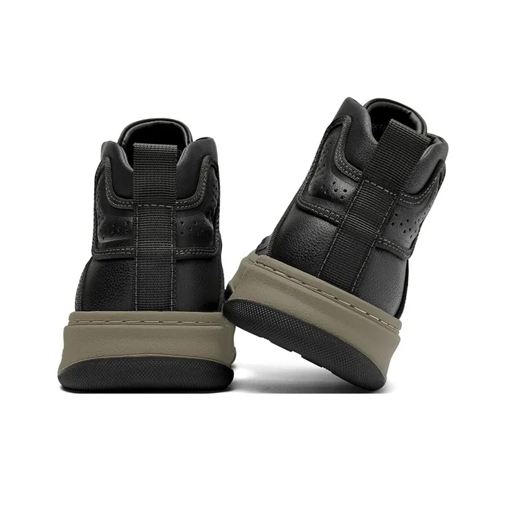 SEPTWOLVES Anti Slip And Wear Resistant Lightweight High Top Skateboard Shoes Men's-4