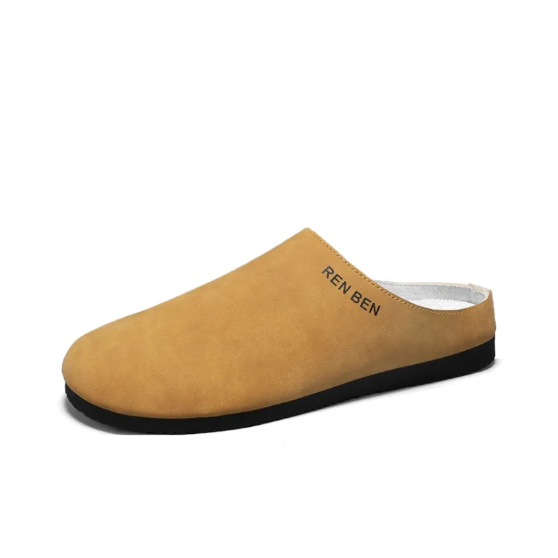 RENBEN Odor Resistant Slip Resistant Wrap toe Slippers Men's-2