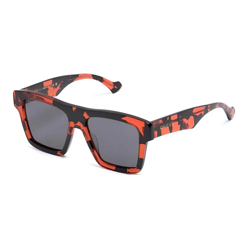 GUCCI Tortoise Square Frame Sunglasses-0