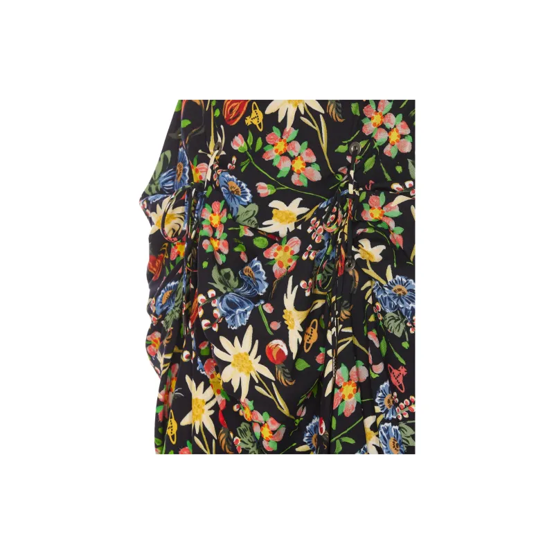 Vivienne Westwood Allover Floral Printed Midi Dress-6