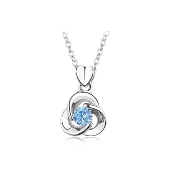 Chongqing Gold Store S925 Silver Cubic Zirconia Necklaces Women's