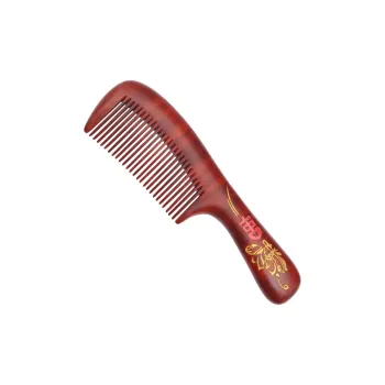 XIBI New Chinese Style Sandalwood Comb Smooth Hair Massage Head