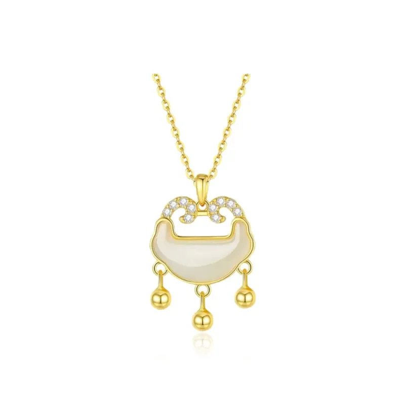 Chongqing Gold Store S925 Silver Necklaces Women's-0