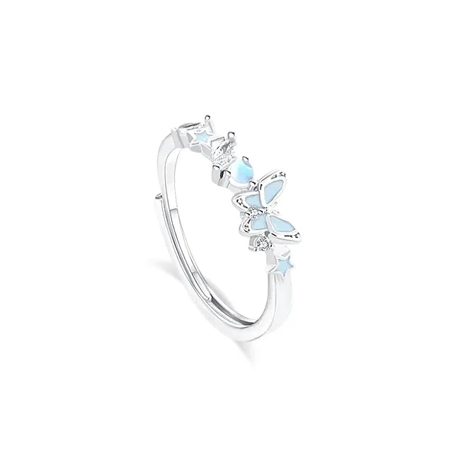 LUCA Sterling Silver Rings Unisex-8