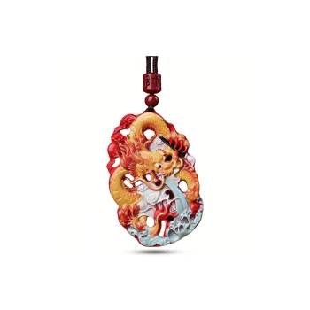 Sima Is Ethereal Reconstructed Cinnabar Pendants Unisex