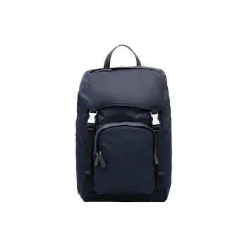 PRADA Fabric Backpack Men's Blue
