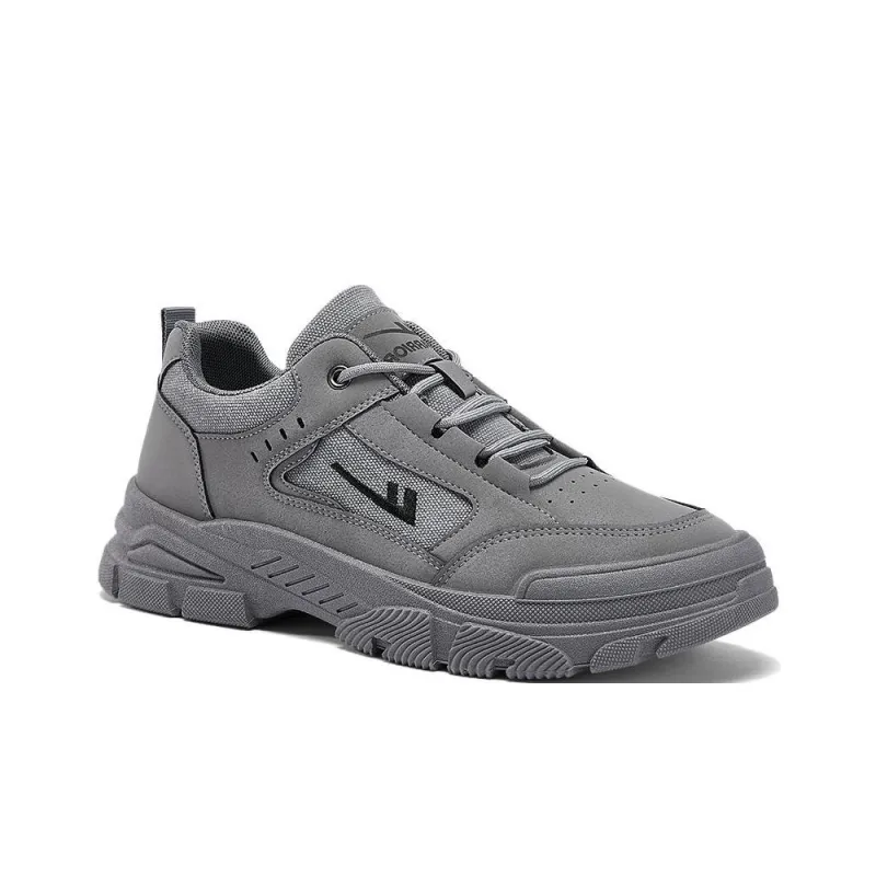 Warrior Non slip Wear resistant Impact resistant Low Top Casual Shoes Men's Gray-2