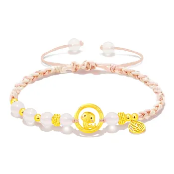 Crafts Women's Colored Glaze Bracelets Unisex