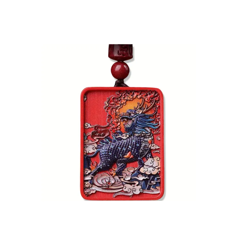 Sima Is Ethereal Reconstructed Cinnabar Pendants Unisex-0