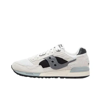 Saucony Shadow 5000 Anti-Slip Wear-Resistant Low-Top Casual Running Shoes Unisex White Gray