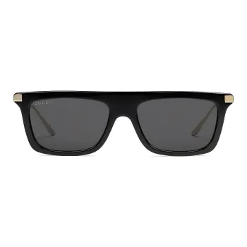 GUCCI Tortoiseshell-effect Rectangle-frame Sunglasses