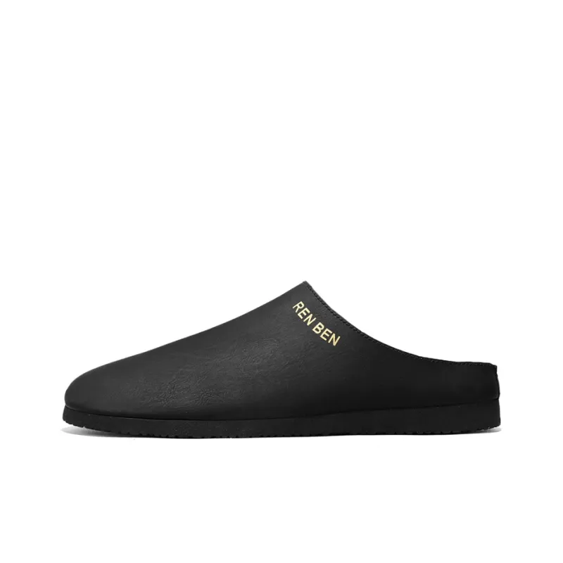 RENBEN Odor Resistant Slip Resistant Wrap toe Slippers Men's-7