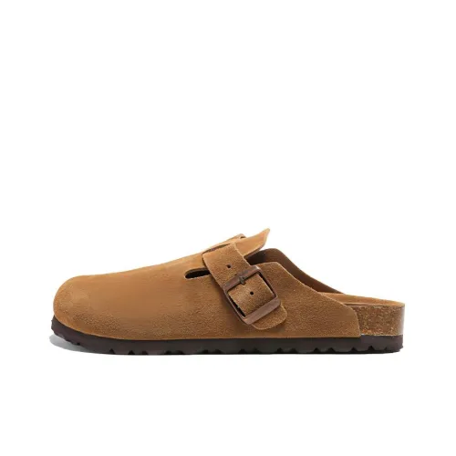Earl Cat Rubber Sole Abrasion Resistant Slip Resistant Wrap toe Slippers Women's