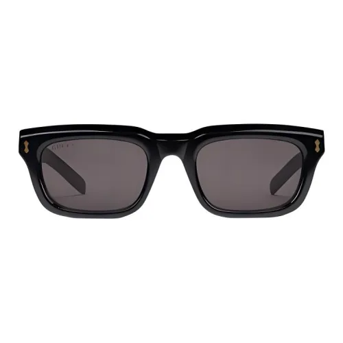 GUCCI Acetate Rectangular Sunglasses Men's Black