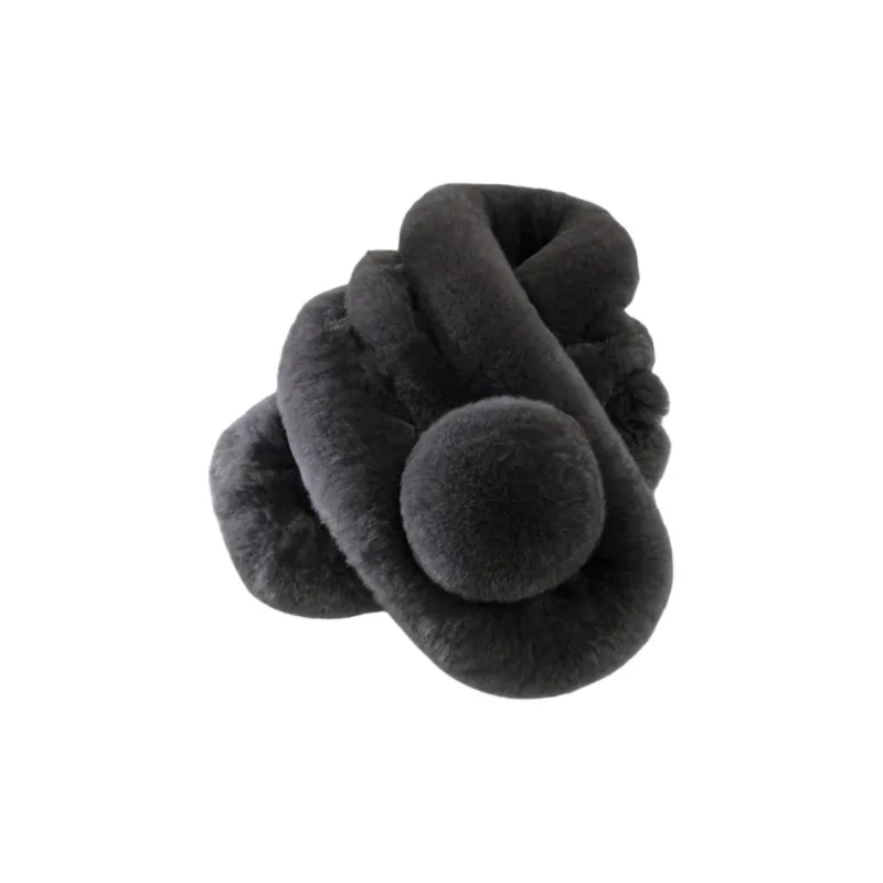 TUCANO Rex Rabbit Fur Knit Scarves Unisex-11