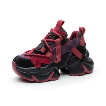 CHOVO Breathable Lightweight Height Increasing Low Top Chunky Sneakers Women's