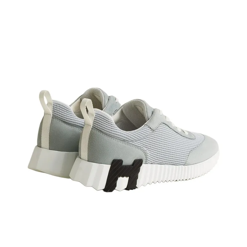 HERMES Bouncing Low-Top Casual Shoes Women's Gray-1