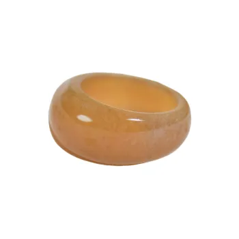 Jade Charm Yao Hetian Jade Rings Sugar Jade Unisex