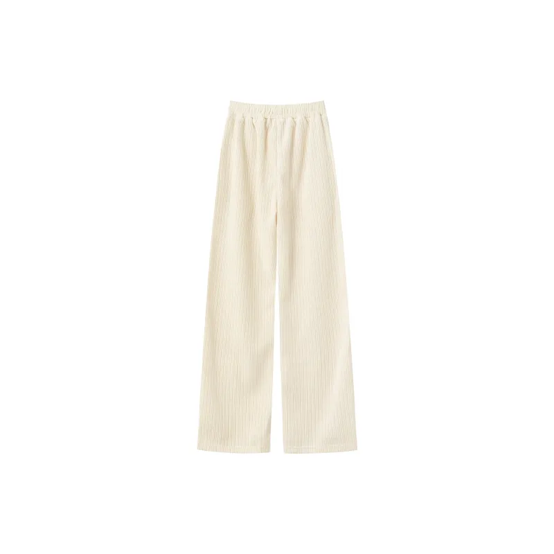 XUANSHU Casual Pants Women's Apricot-6