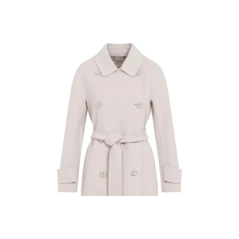 MaxMara Hester Straight Hem Belted Coat-5