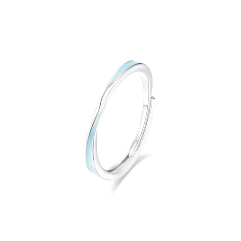 LUCA Sterling Silver Rings Unisex-7