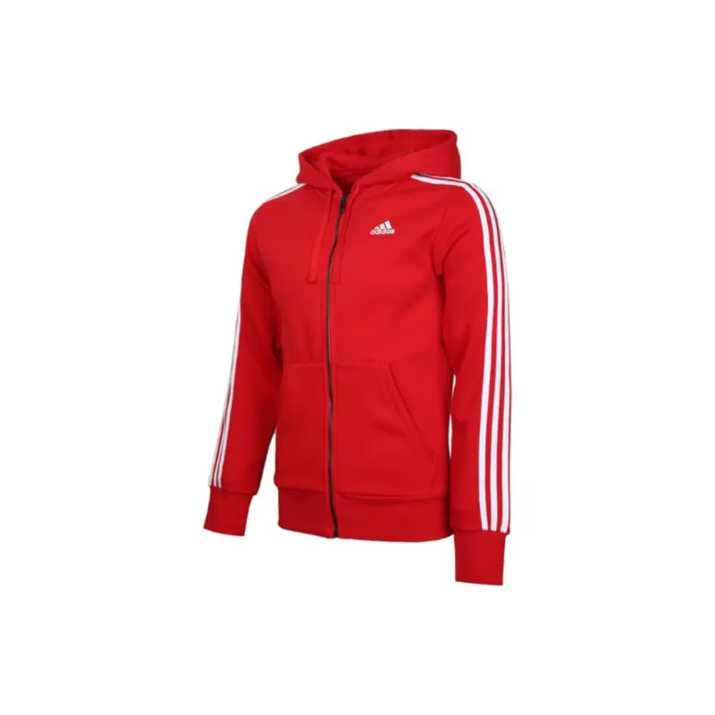 Adidas ESS 3S FZ B Jackets Coats Men's Red-2