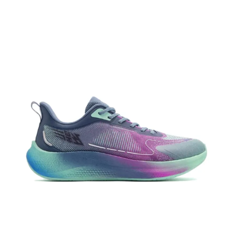 QIAODAN Flying Shadow 3.0 Anti-Slip Wear-Resistant Low-Top Marathon Running Shoes Men's Blue Purple-1