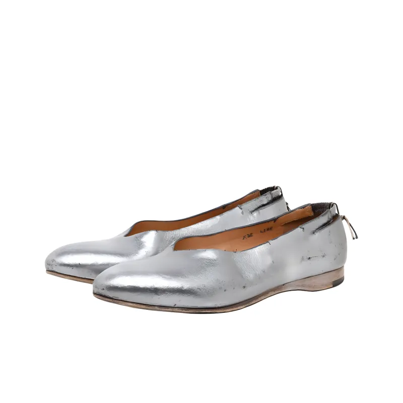 Silvano Sassetti Casual Single Shoes Women's Silver-2
