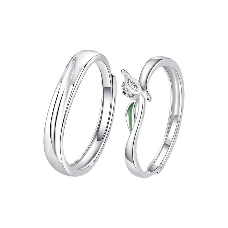 Rhymes 925 Sterling Silver Rings Women's-0