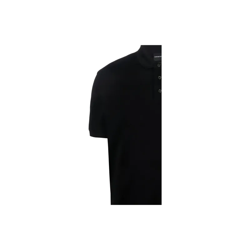 EMPORIO ARMANI Polo Shirts Men Black-4