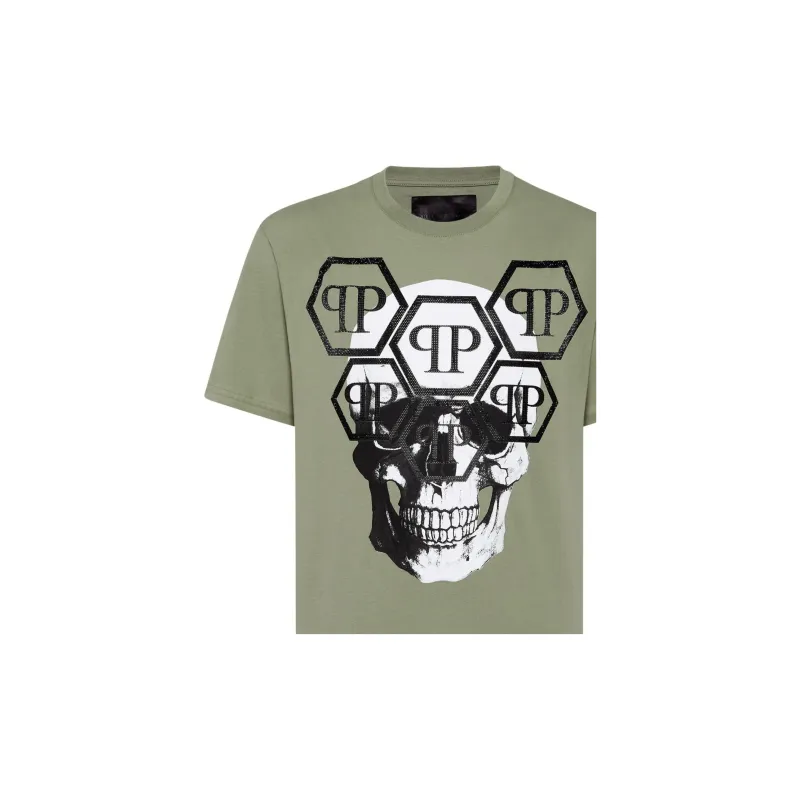 PHILIPP PLEIN Ss Stones Skull T shirt-3