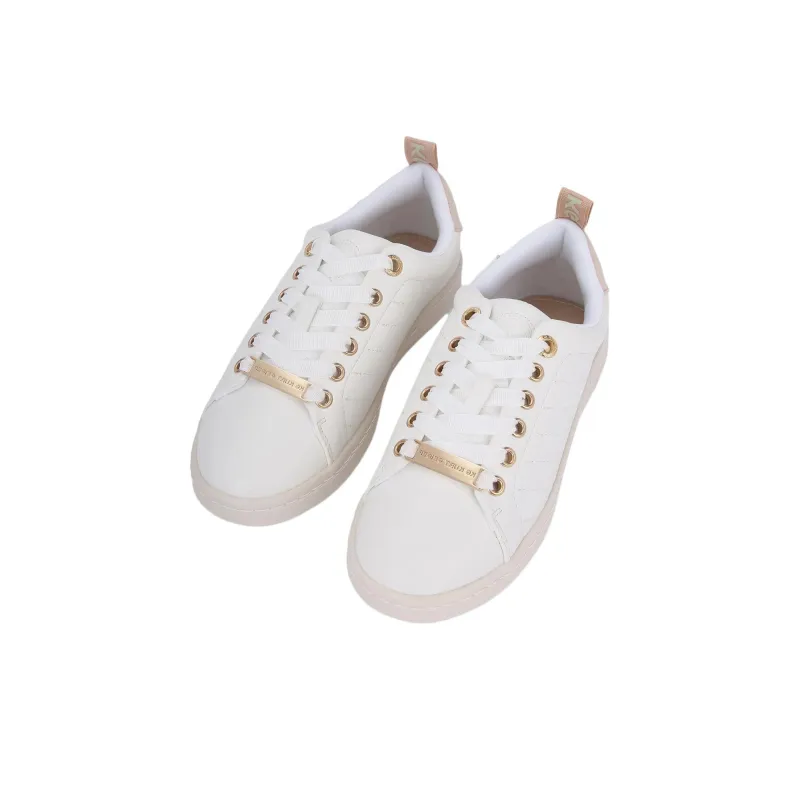 Kurt Geiger London Liza Quilt Skateboard Shoes Women's White-2