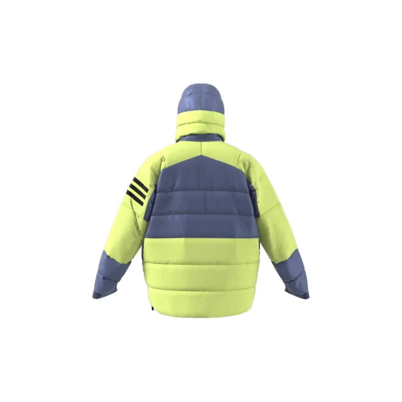 Adidas XPLORIC Puffy Down Jacket Unisex Yellow Purple-1