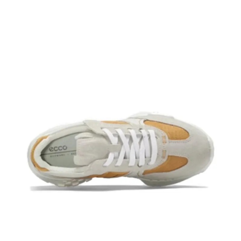 Ecco Low Top Casual Shoes Women's Mustard Yellow-2