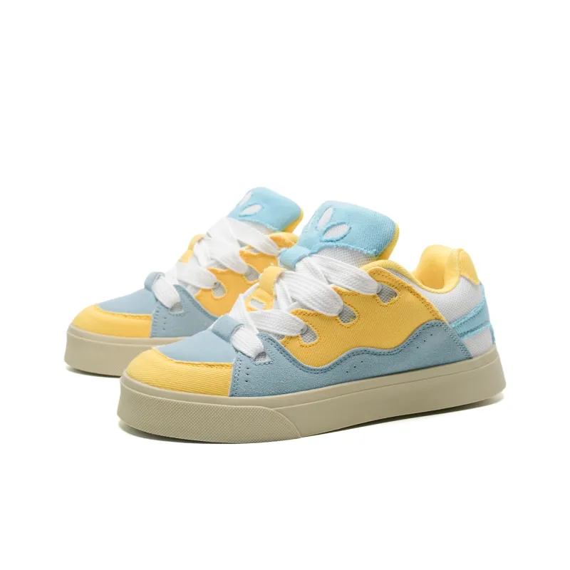 Circle Small Coverage Impact Resistance Balance Height Increasing Low Top Skateboard Shoes Unisex-9