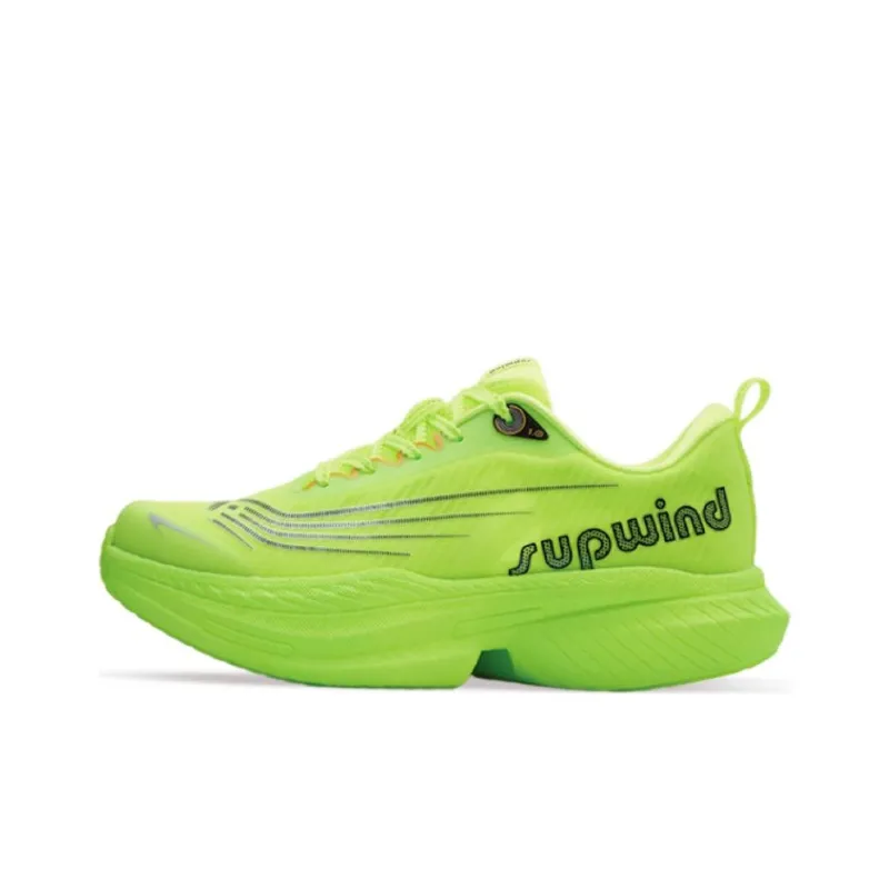 WUPWIND Cushioned Slip-Resistant Abrasion-Resistant Low-Top Carbon Plate Marathon Running Shoes Men's-0