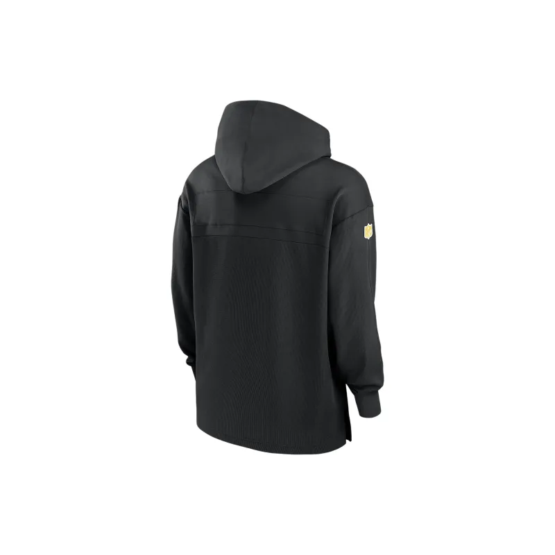 Nike Pittsburgh Steelers Sideline Jersey Men's Nike Dri-FIT Nfl Pullover Hoodie-1