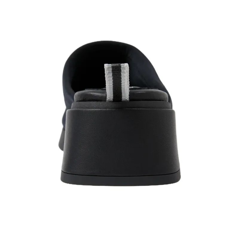 MIISTA Slide Slippers 4.5cm Women's Black-4