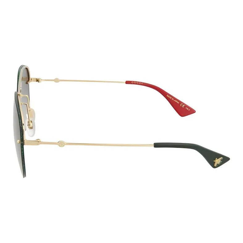GUCCI Acetate Aviator Sunglasses Women's Green-2