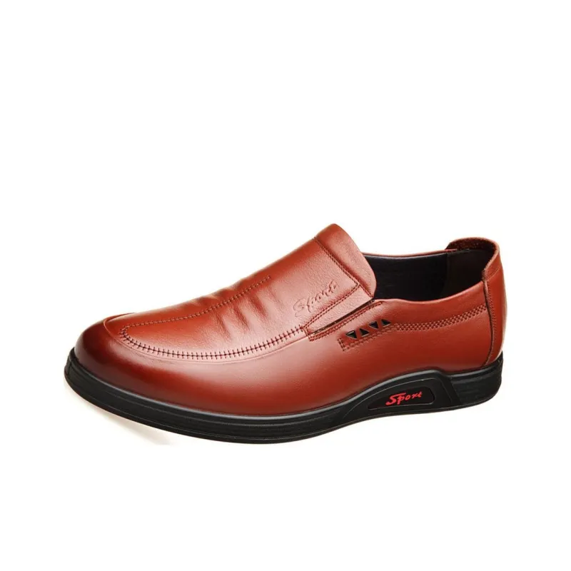 ZUWUDONG Dress Shoes Men Low Top Black/Chocolate-2